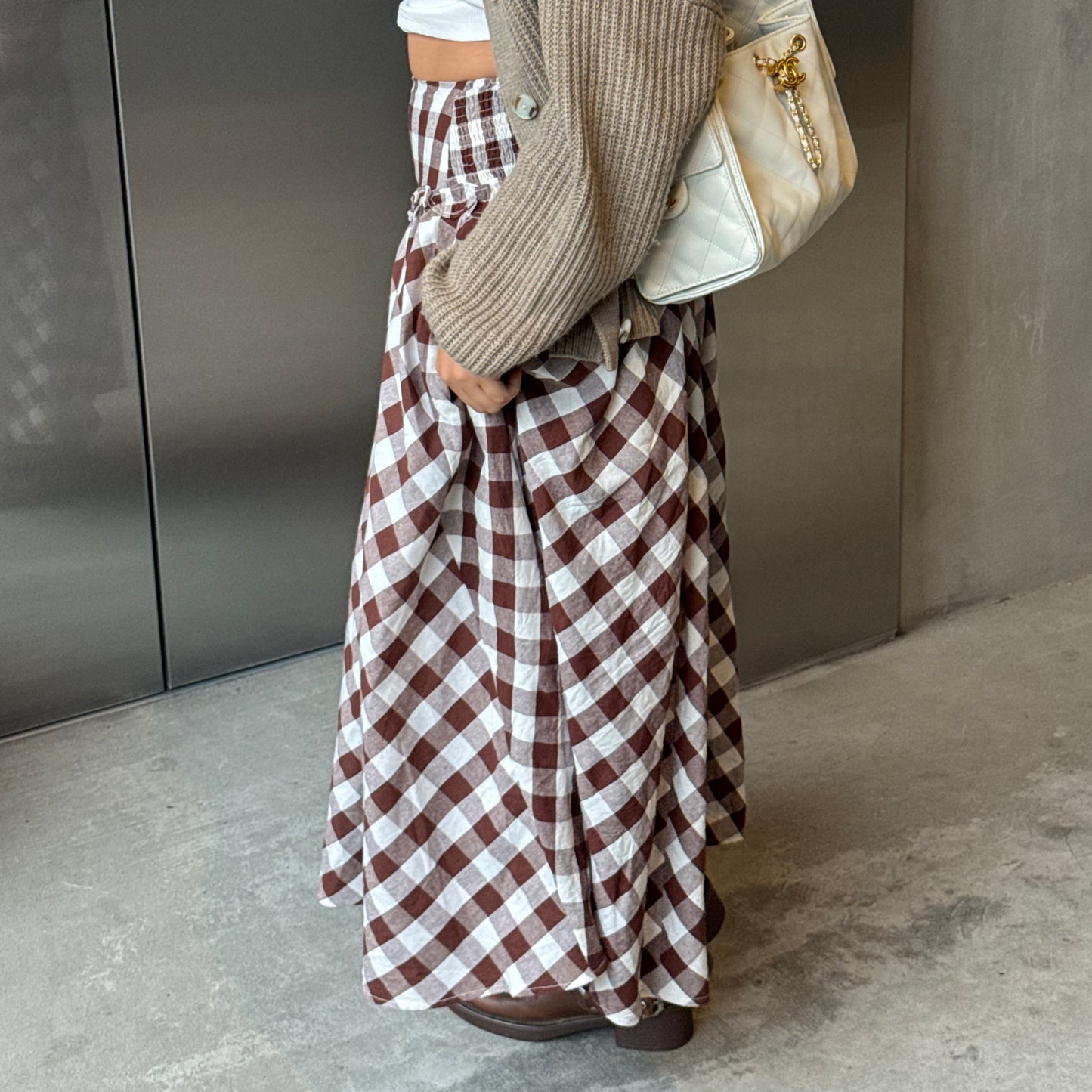 Savannah Gingham Skirt