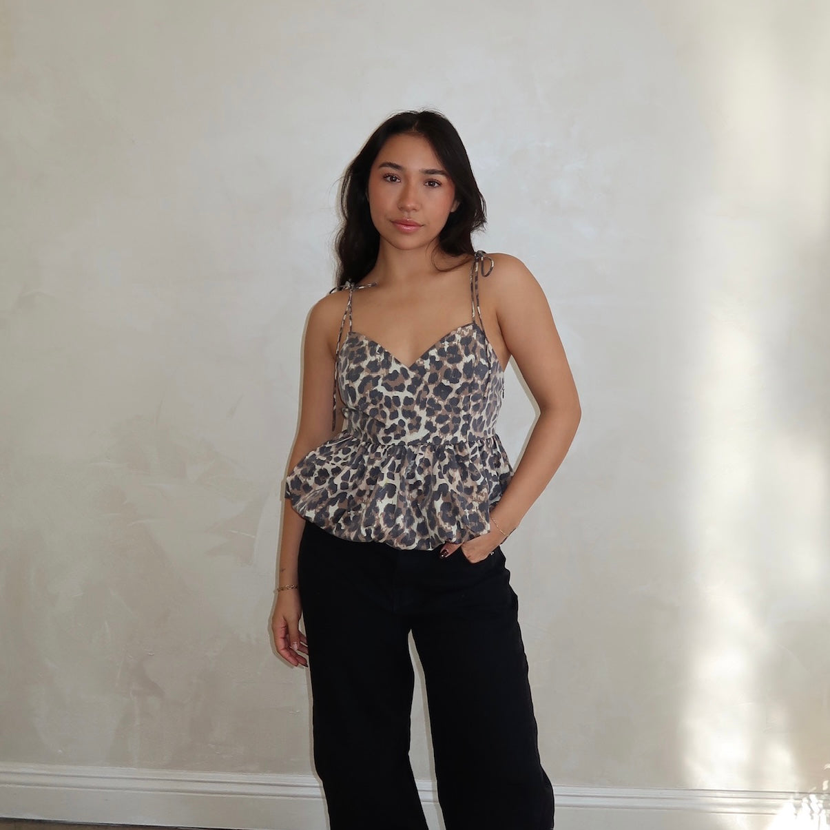 Cheetah Bubble Top