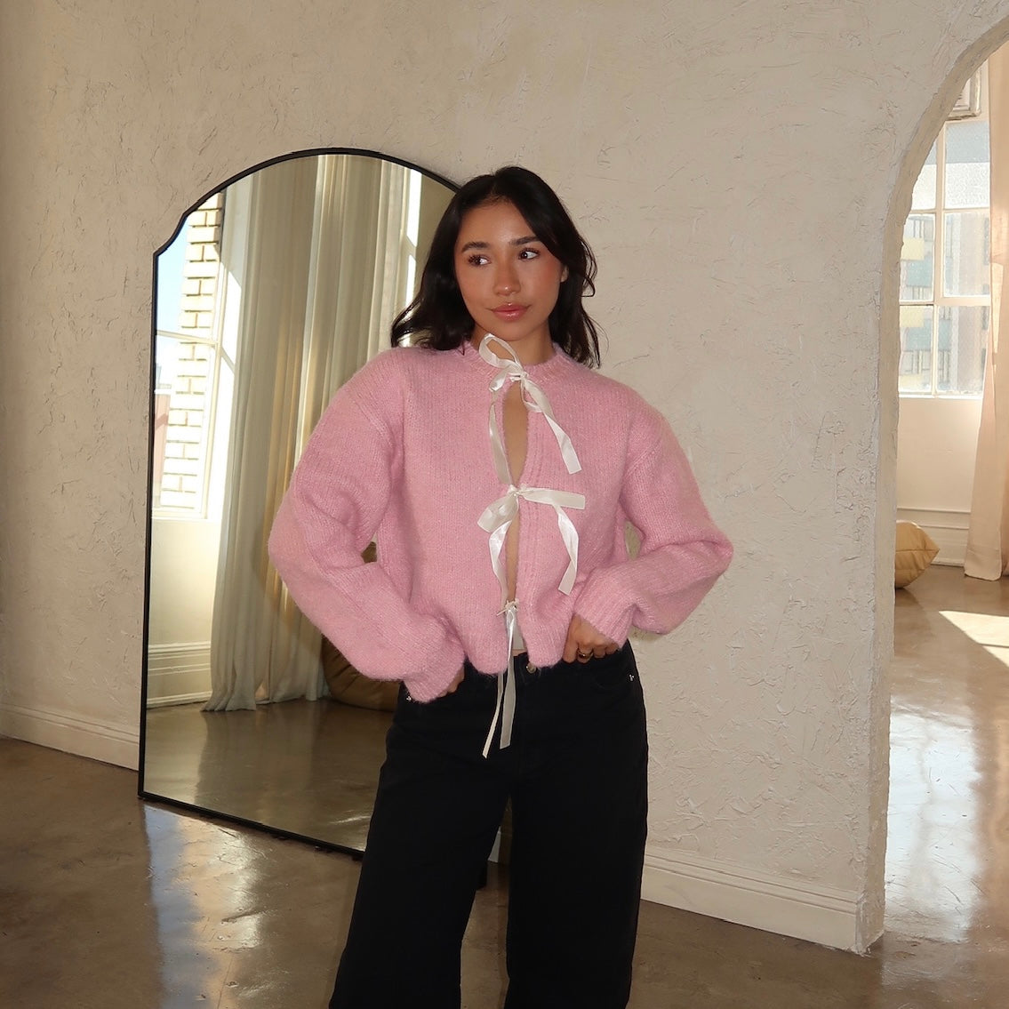 Bow Cardigan