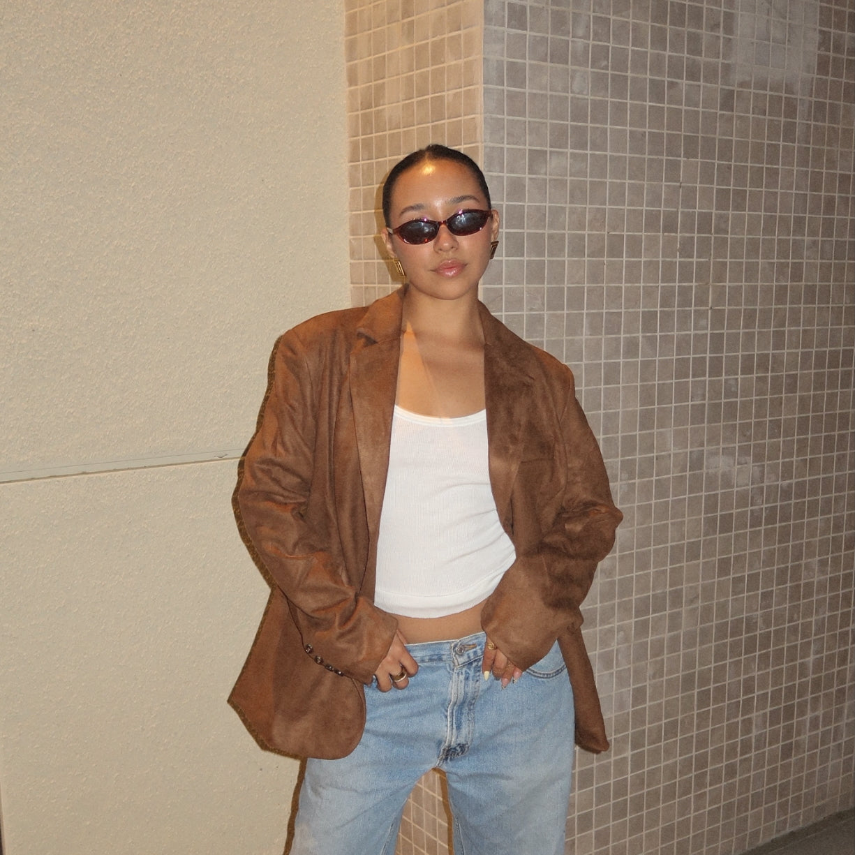 Suede Blazer
