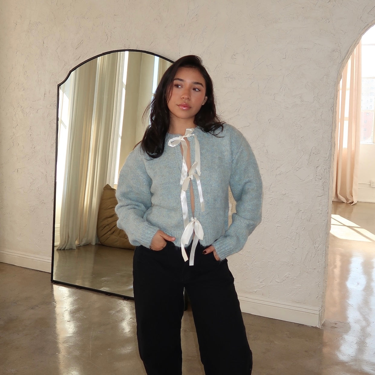 Bow Cardigan