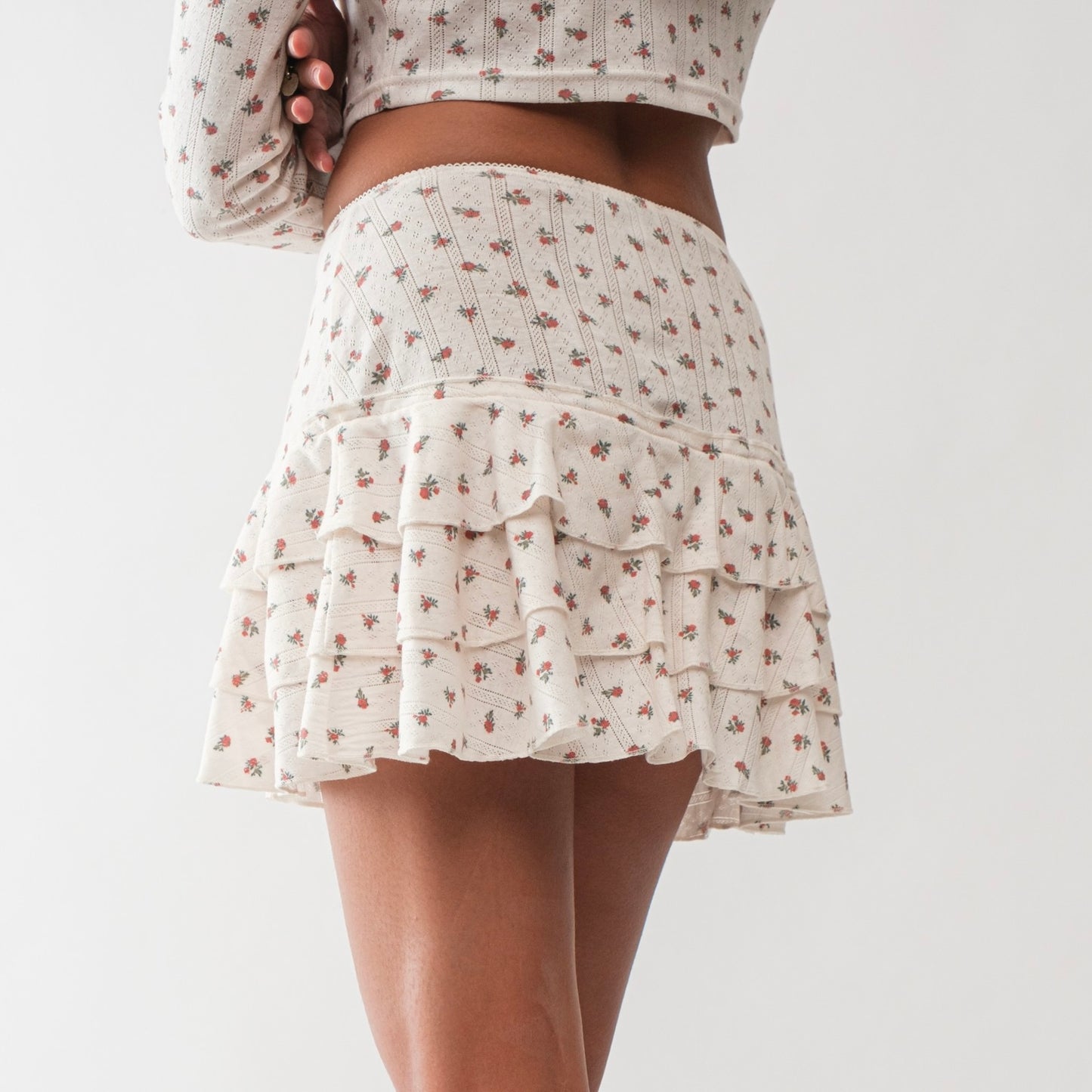 Rosie Pointelle Knit Skirt