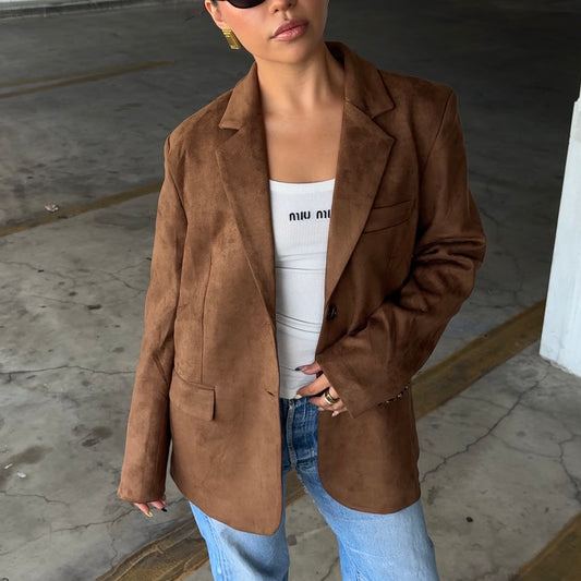 Suede Blazer