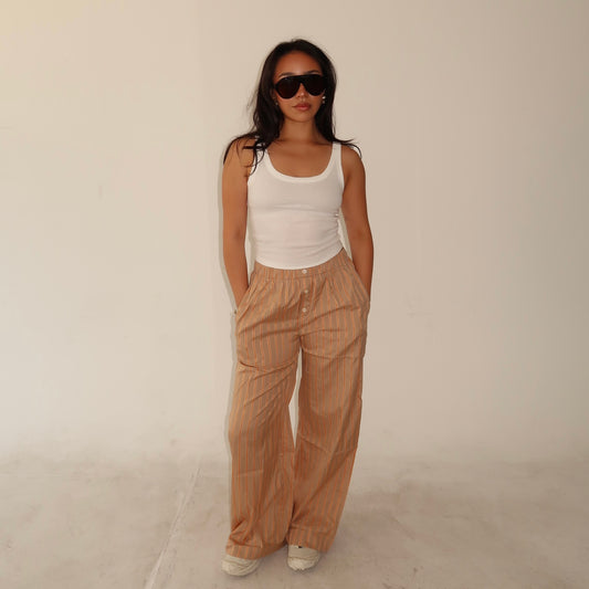 Citrus Stripe Pants
