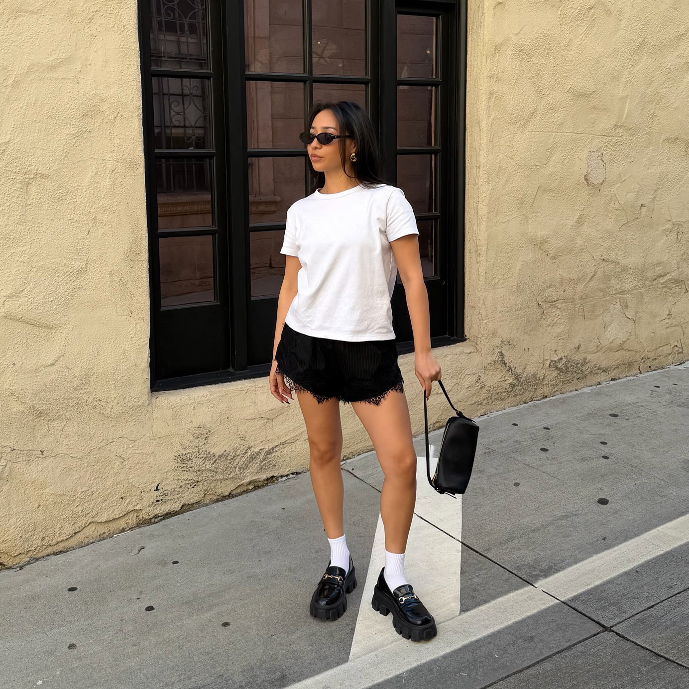 Downtown Lace Shorts