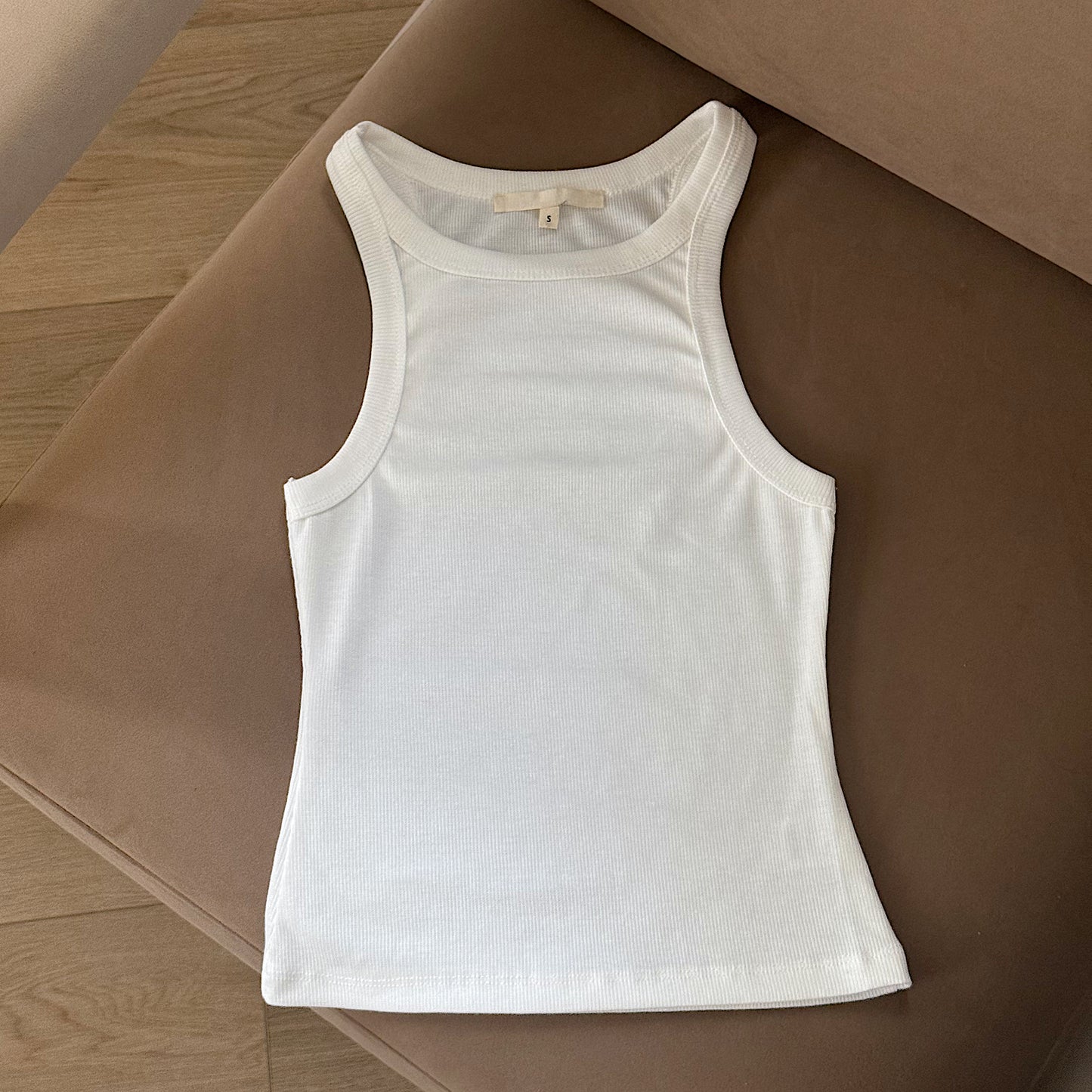 White Halter Top