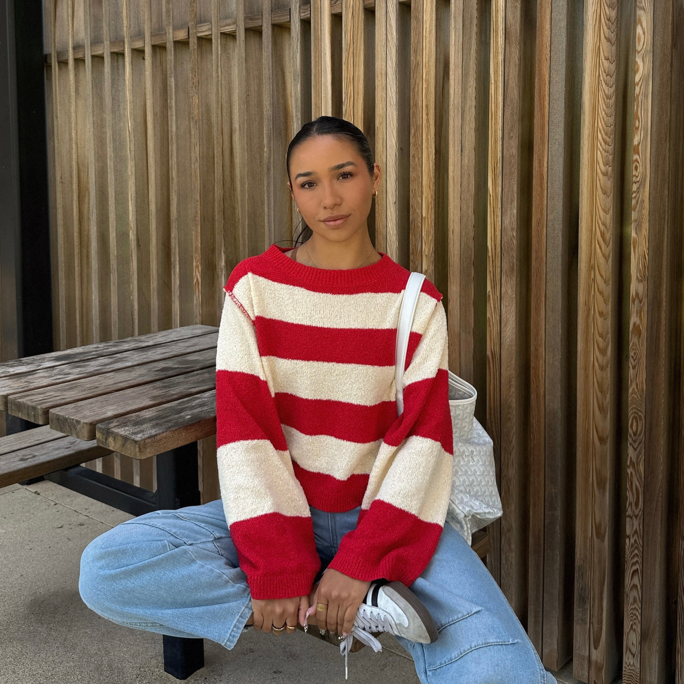 Spring Trap Sweater Spring Stripe Sweater – YOU AND I . DESIGN