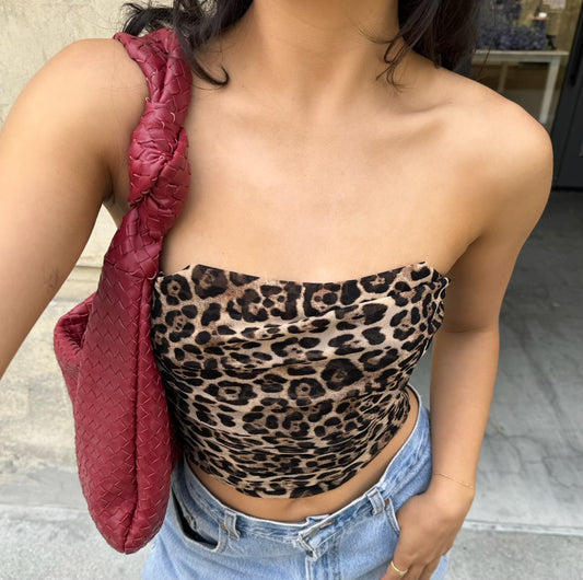 Leopard Tube Top