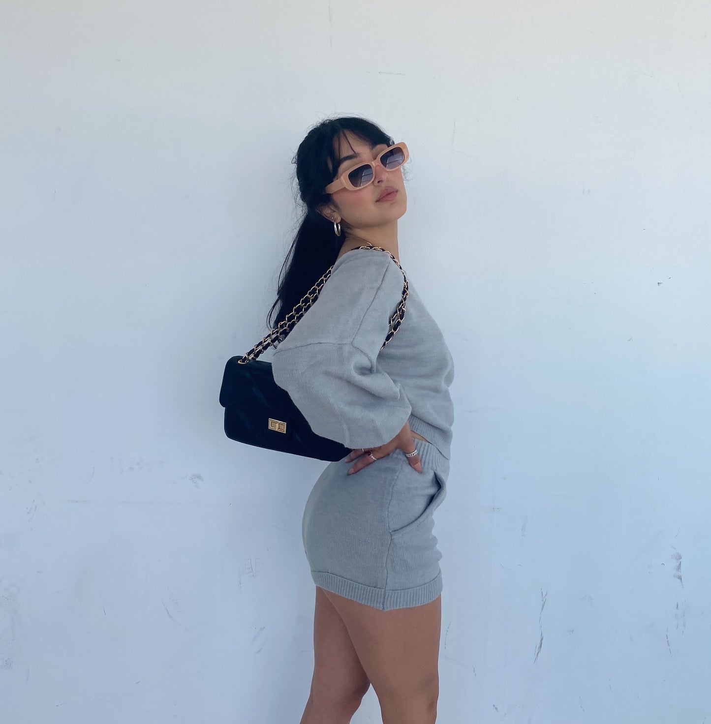 Grey Knit Set