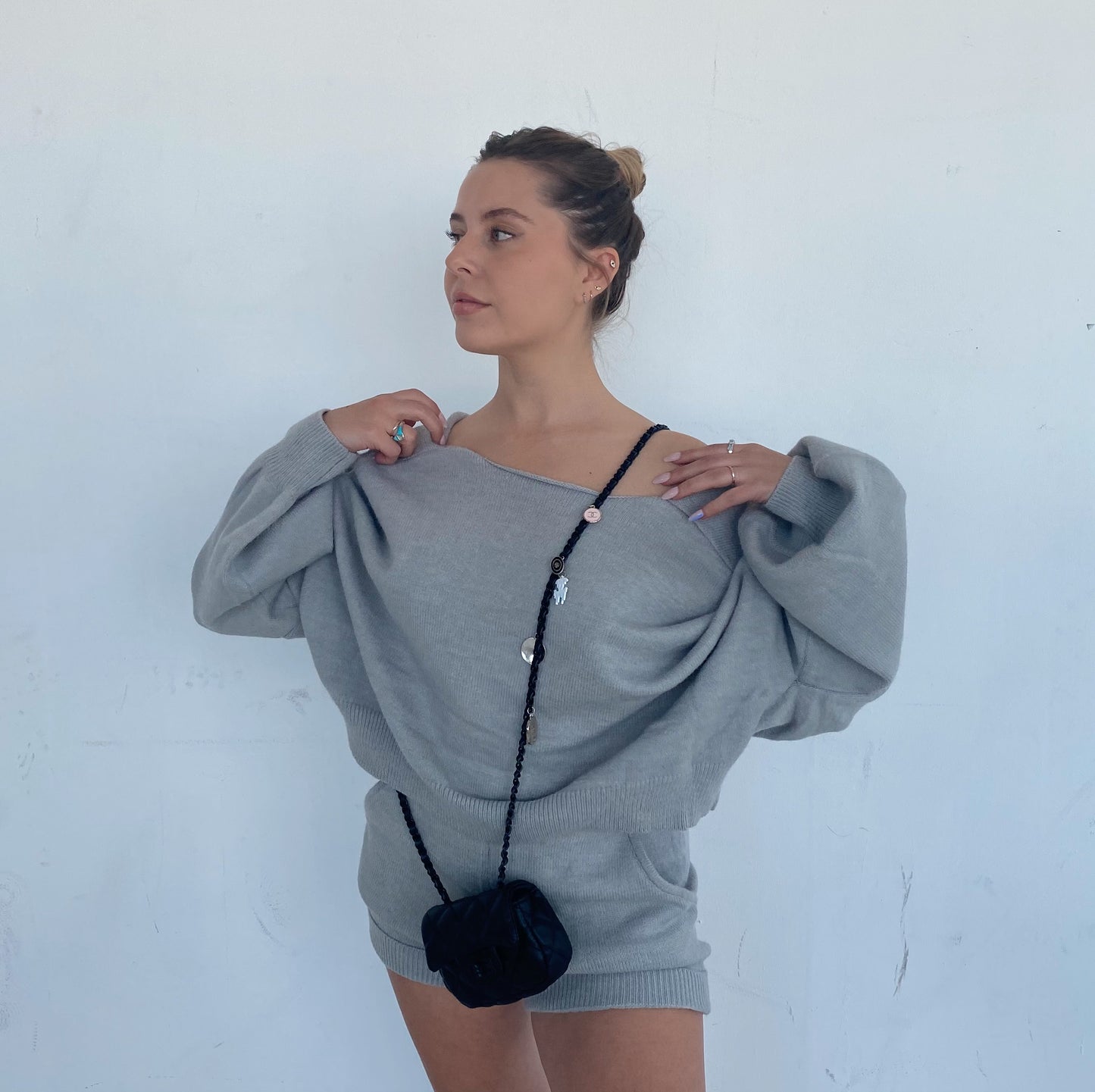 Grey Knit Set