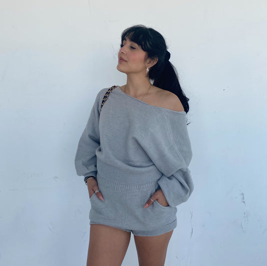 Grey Knit Set