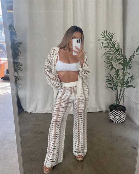 Beach Front Crochet Pants